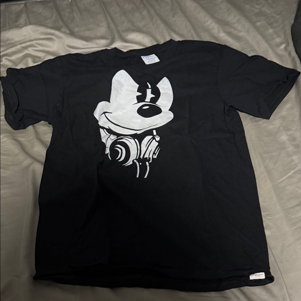 Kids Black Character Graphic Tee